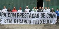 Torcedores paulistas decidiram em conjunto a estratégia para protestar contra o presidente da CBF
