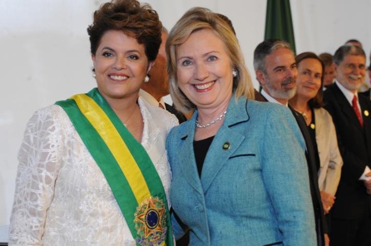 Na lista Dilma Rousseff fica atr&aacute;s apenas de Hillary Clinton (foto) e Angela Merkel