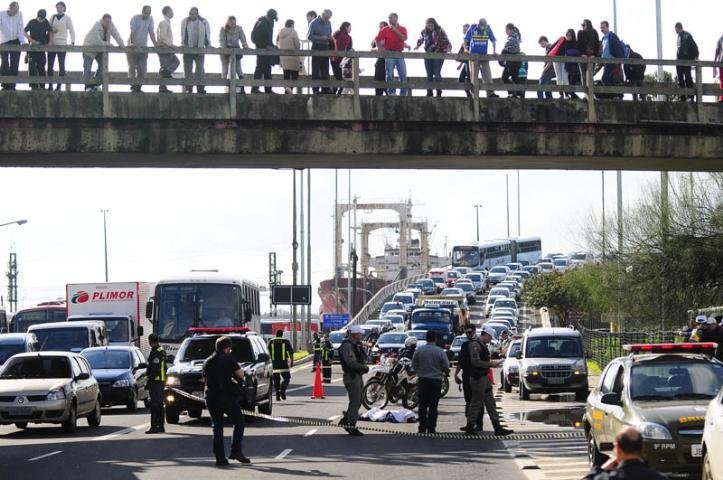 Tr&acirc;nsito ficou complicado nas imedia&ccedil;&otilde;es da rodovi&aacute;ria