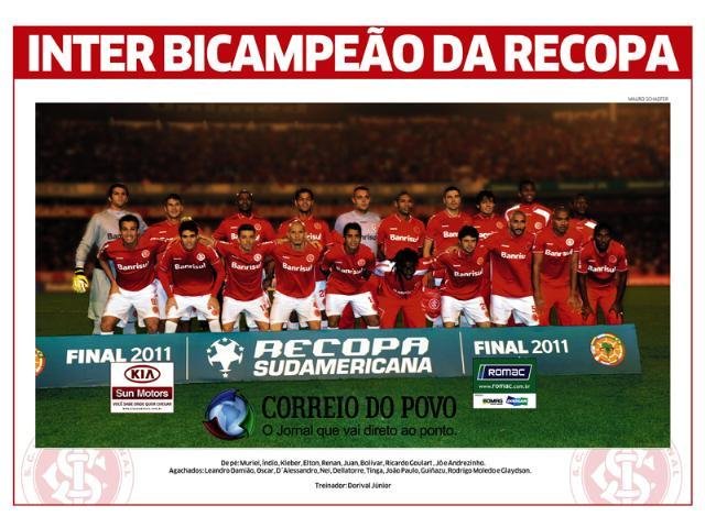 Fundo de tela do Inter bicampe&atilde;o da Recopa