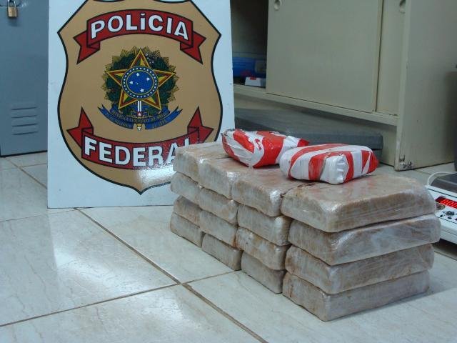 PF apreende 17,5kg de coca&iacute;na no Norte do Estado
