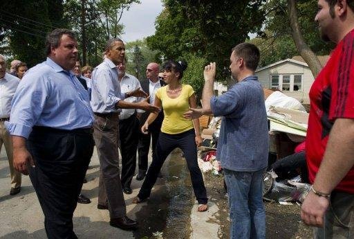 Obama visita Nova Jersey para conferir estragos do Irene