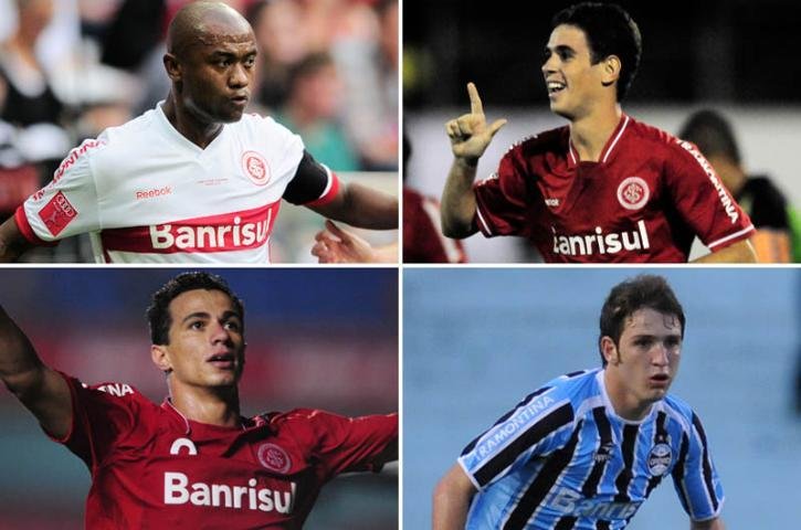 Quatro jogadores da dupla Gre-Nal convocados para a Sele&ccedil;&atilde;o Brasileira