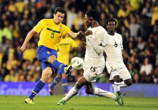 Leandro Dami&atilde;o marcou o primeiro gol pela Sele&ccedil;&atilde;o Brasileira