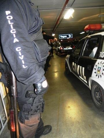 Policiais se concentraram em um shopping da zona Sul