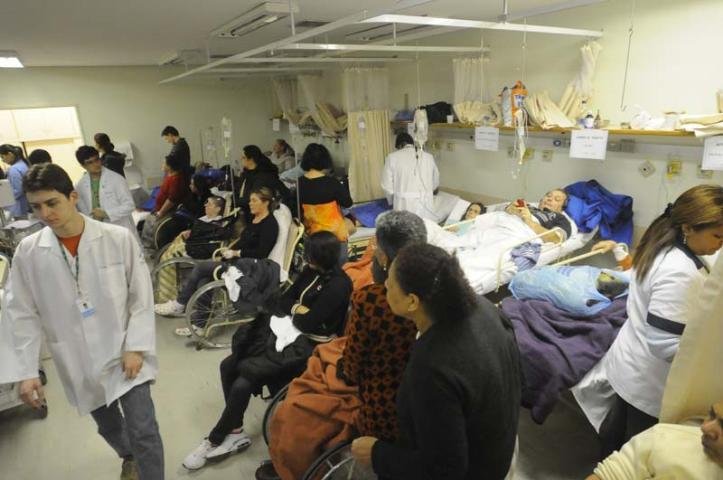 Superlota&ccedil;&atilde;o dos hospitais se agrava em Porto Alegre