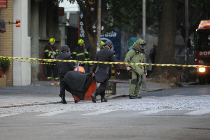 Suposto explosivo dese ser analisado pelo GATE