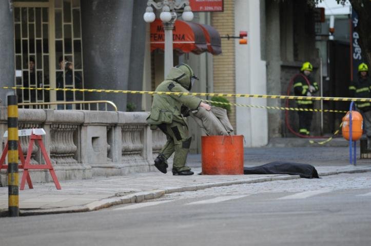 C&acirc;meras n&atilde;o flagram autor de falsa bomba na Capital