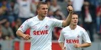 Podolski foi o grande destaque da vitória do Colônia