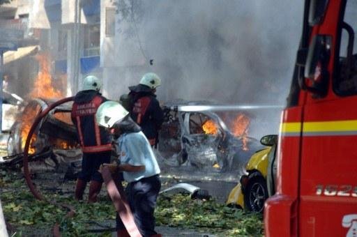 Explos&atilde;o em Ancara, na Turquia, mobilizou o Corpo de Bombeiros