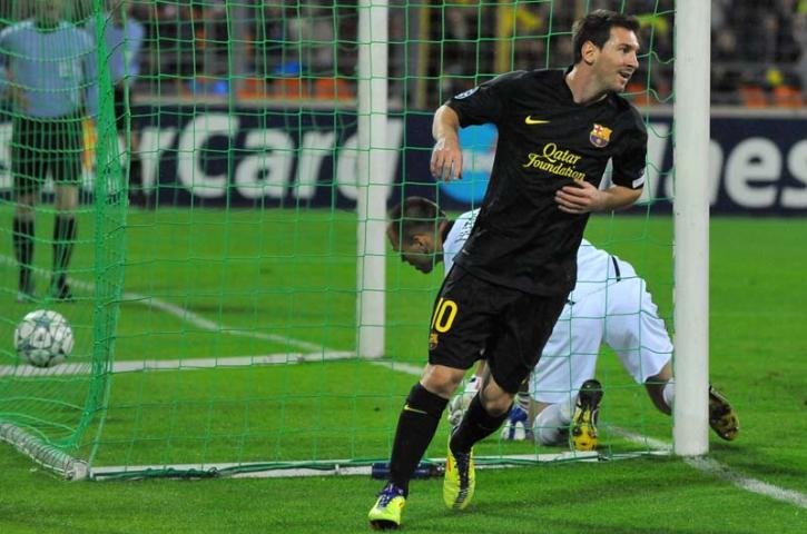 Messi marcou mais um e se tornou segundo maior artilheiro da hist&oacute;ria do Barcelona