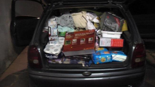 Homem carregava carro com mercadorias