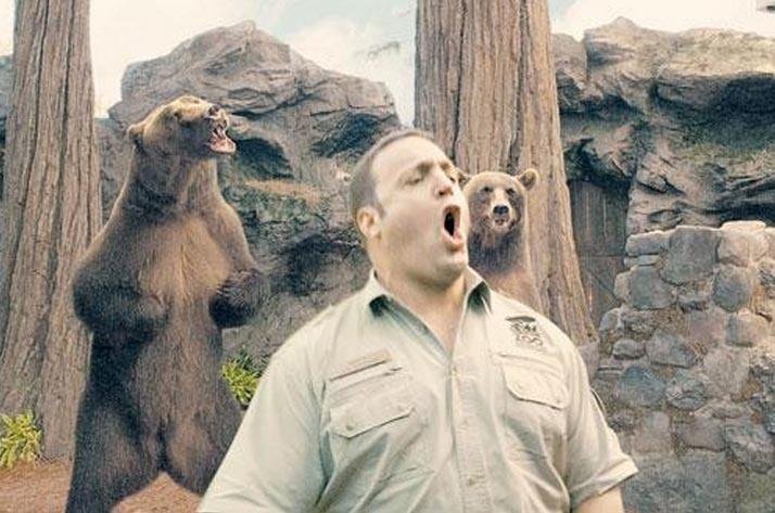 Kevin James recebe ajuda de animais para conquistar uma mulher em &acute;Zelador Animal` 