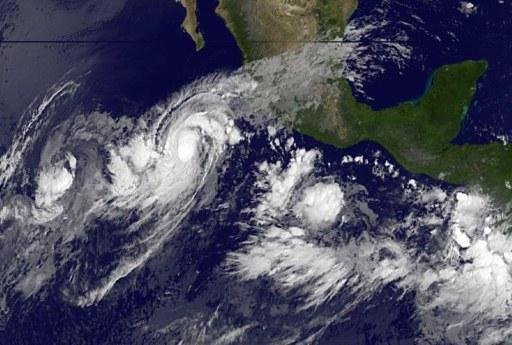 Imagem se sat&eacute;lite mostra o furac&atilde;o Jova