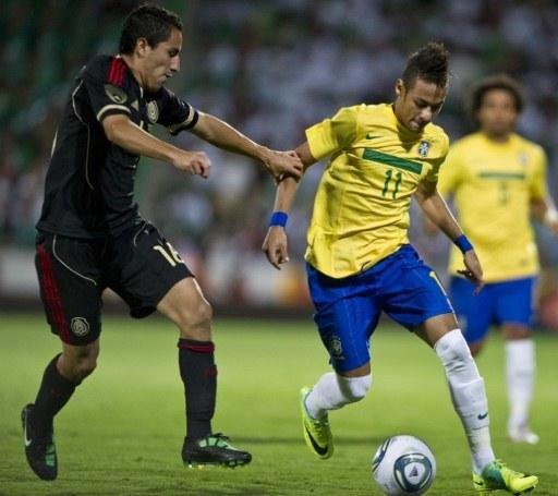 Neymar teve boa atua&ccedil;&atilde;o no duelo contra o M&eacute;xico