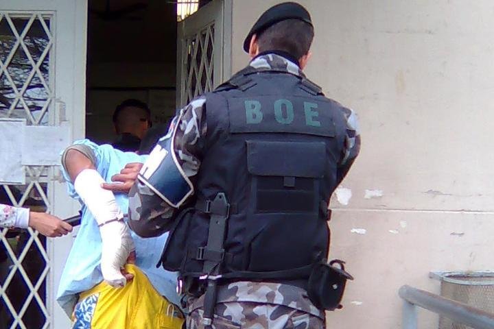 Assaltante foi preso em flagrante