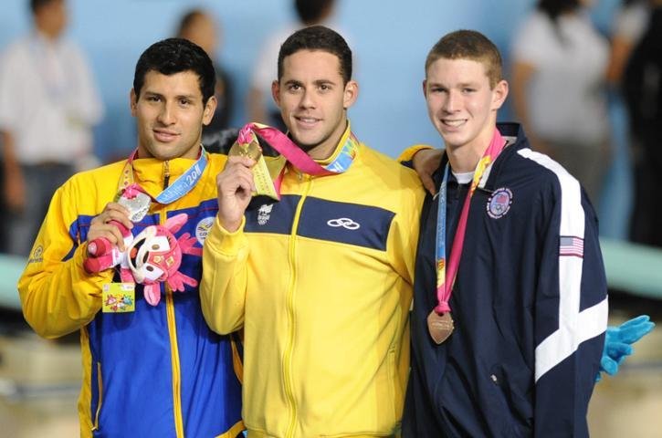 Com 11 ouros, nadador assume a posi&ccedil;&atilde;o de maior medalhista brasileiro em Jogos Pan-Americanos