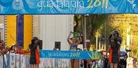 Adriana da Silva venceu a maratona feminina 