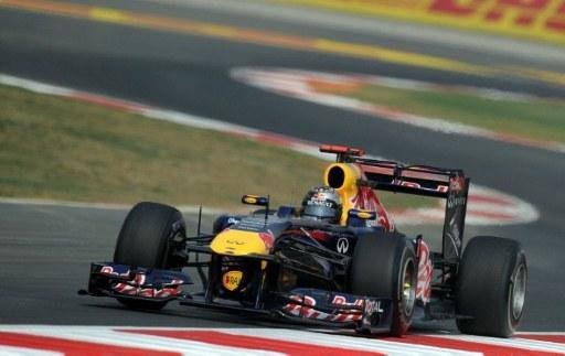 Vettel larga na frente no GP da &Iacute;ndia