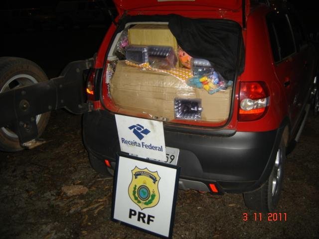 Ve&iacute;culos foram parados na cidade de Marques de Souza, no Vale do Taquari