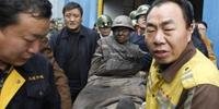 Quatorze trabalhadores conseguiram escapar do acidente na China