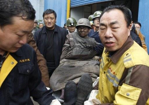 Quatorze trabalhadores conseguiram escapar do acidente na China