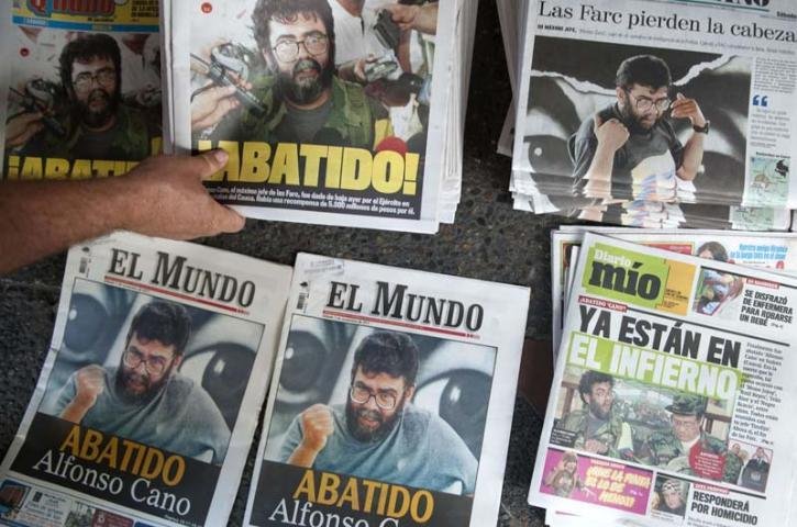 Corpo do l&iacute;der das Farc est&aacute; em necrot&eacute;rio, na Col&ocirc;mbia