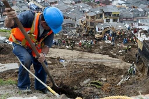 Deslizamento de terra deixa 42 mortos na Col&ocirc;mbia