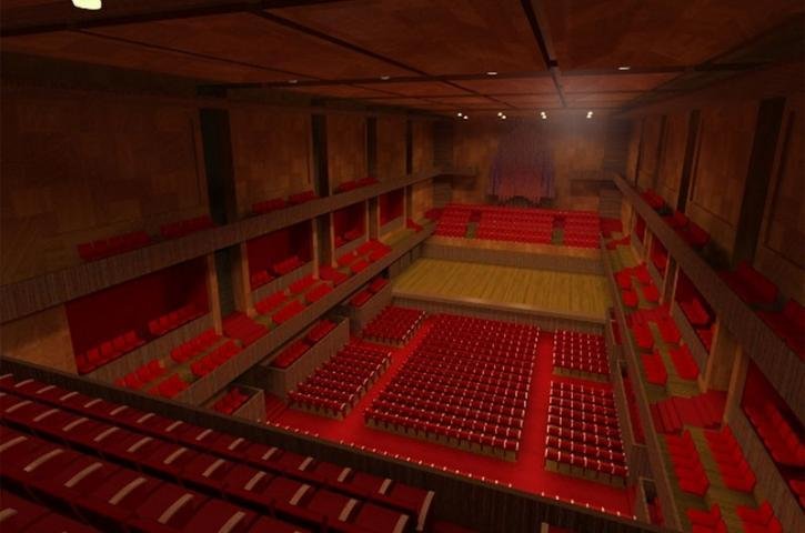 Proje&ccedil;&atilde;o da nova sala sinf&ocirc;nica no Parque Hamonia