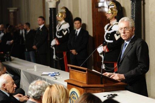 Pa&iacute;s pode vencer a crise atrav&eacute;s do esfor&ccedil;o coletivo, disse Monti