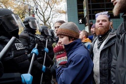 Cinquenta pessoas foram detidas no Centro de Portland