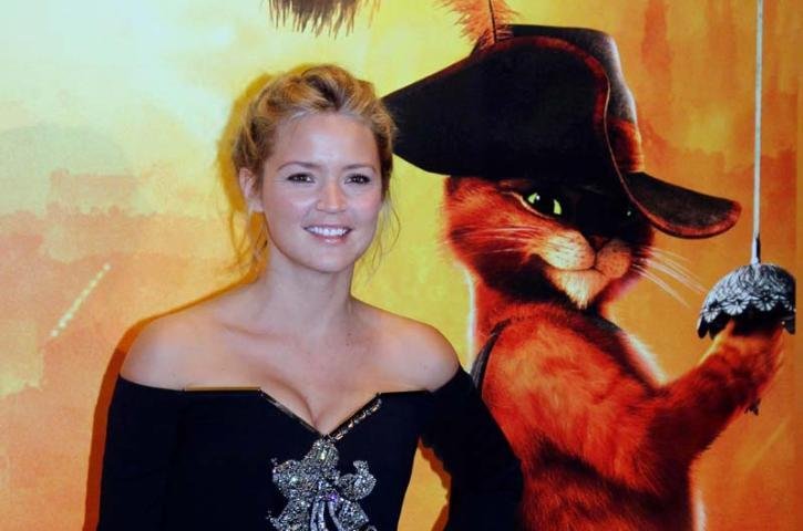 A atriz Virginie Effira tamb&eacute;m prestigiou o evento