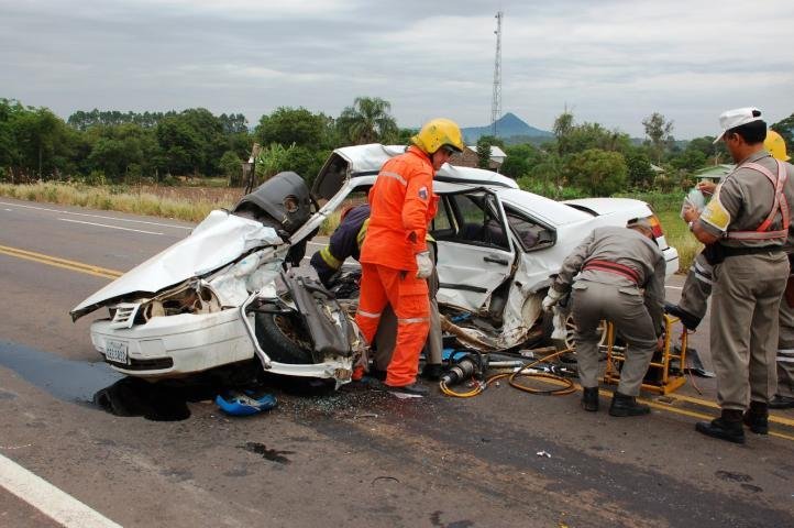 Acidente ocorreu na ERS 287, no trevo de acesso ao munic&iacute;pio