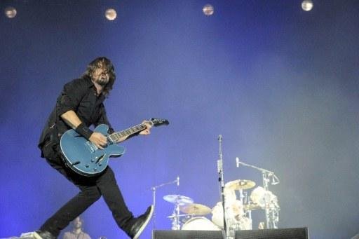 Foo Fighters  toca no festival, em 2012