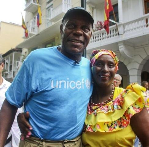 Danny Glover visita Col&ocirc;mbia como embaixador da Unicef
