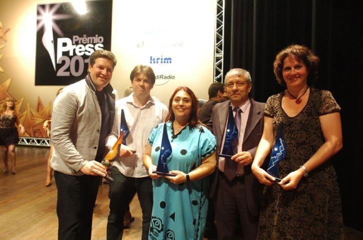 Felipe Vieira, Pedro Revillion, Maria Luiza Benitez, Ac&aacute;cio Silva e Denise Nunes se destacaram no Pr&ecirc;mio Press