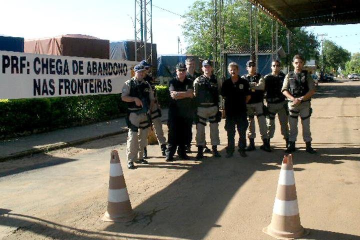 Em Porto Xavier, policias participaram da a&ccedil;&atilde;o