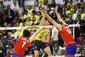 Brasil perde para S&eacute;rvia na Copa do Mundo de V&ocirc;lei