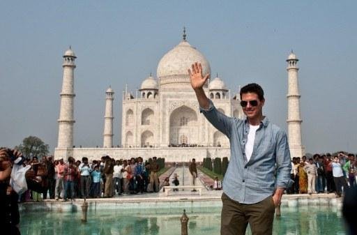 Tom Cruise divulga novo filme na &Iacute;ndia