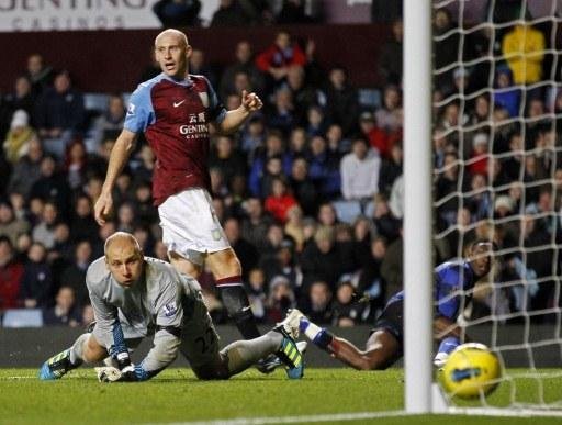 Manchester United venceu o Aston Villa neste s&aacute;bado por 1 a 0