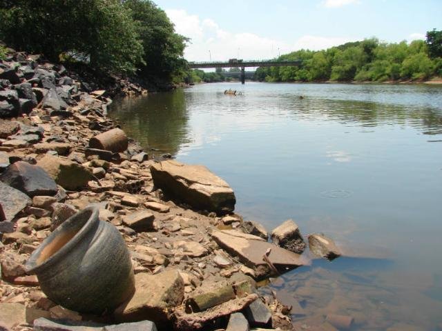 N&iacute;vel do Rio dos Sinos est&aacute; abaixo do normal