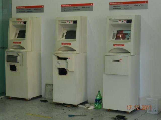 Caixas foram arrombados em Uruguaiana