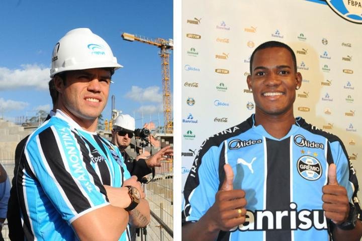 Kl&eacute;ber foi apresentado em novembro, enquanto Lins vestiu a camisa j&aacute; no come&ccedil;o de 2011