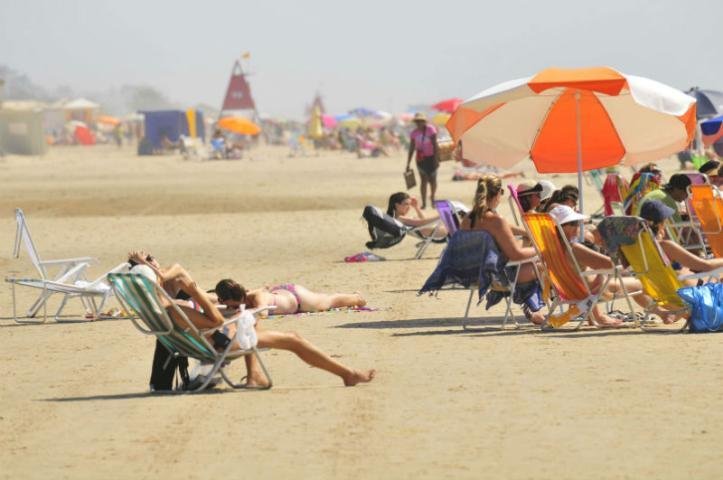 Tempo &eacute; bom no litoral ga&uacute;cho