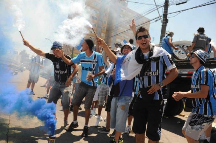 Gr&ecirc;mio foi recebido com festa em Bento Gon&ccedil;alves