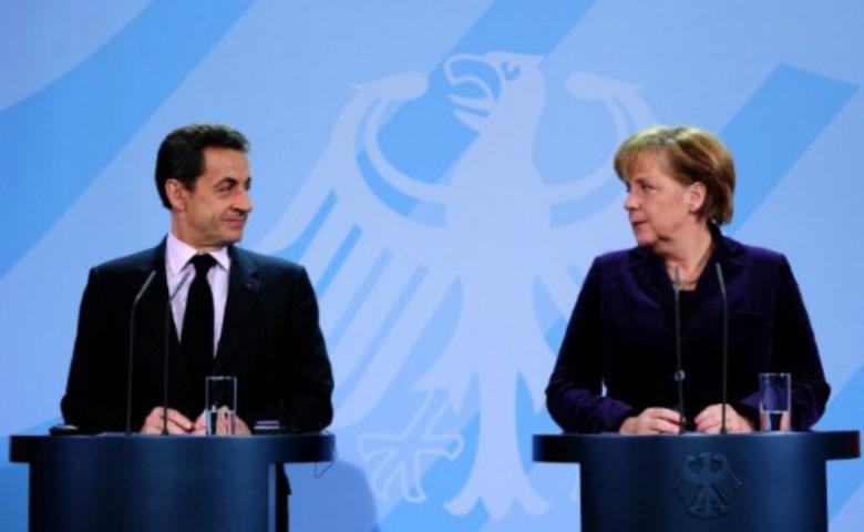 Sarkozy e Merkel se reuniram hoje em Berlim
