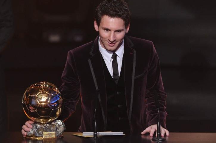 Argentino Lionel Messi foi eleito o melhor jogador do mundo pela Fifa