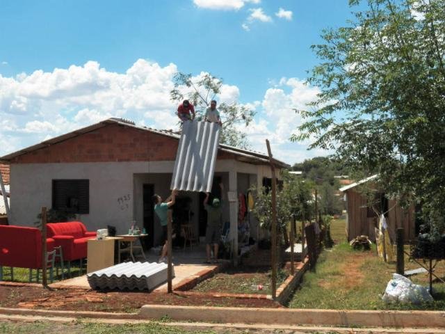 Granizo danificou telhados de 258 resid&ecirc;ncias 
