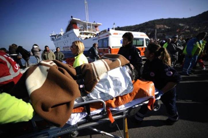 Navio naufragou na regi&atilde;o da Toscana