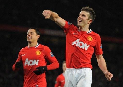 Michael Carrick marcou o terceiro gol da partida